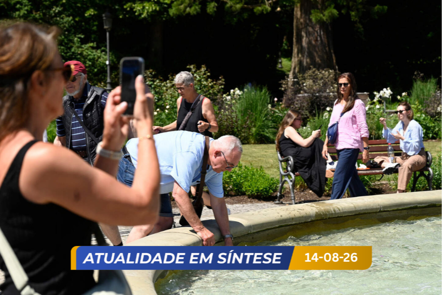 Calor persiste até sábado antes de uma queda de 10 graus